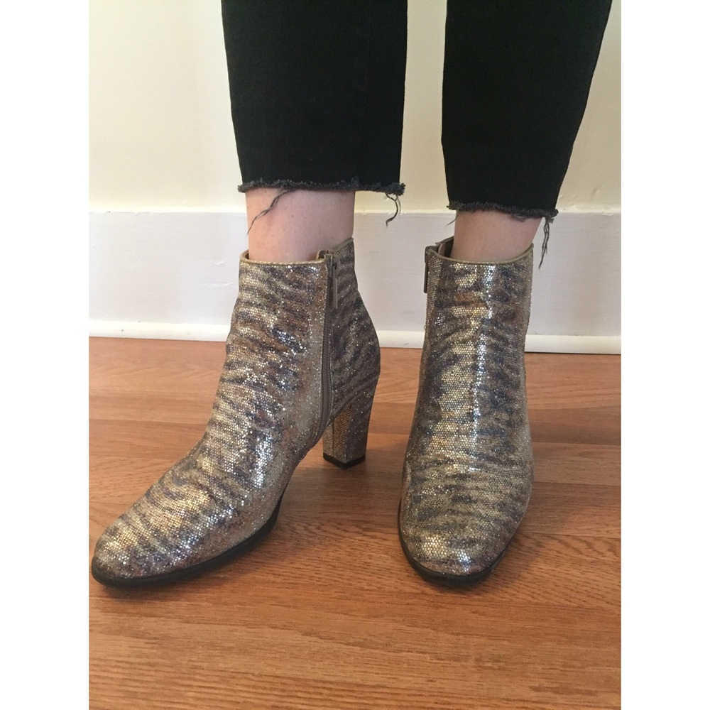 Sequin Tiger Booties - image 2